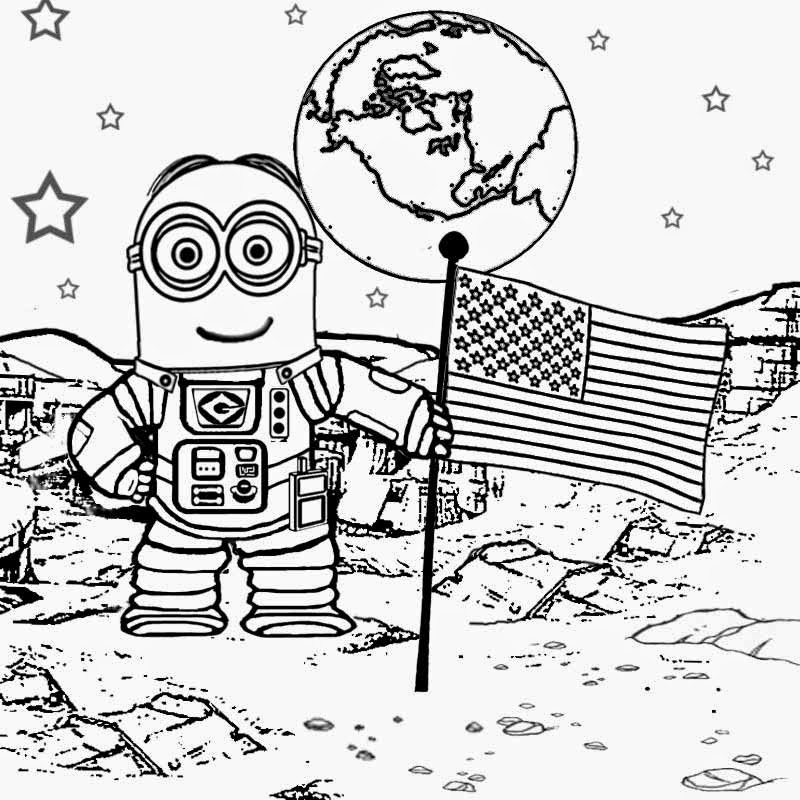 Minionki kolorowanki